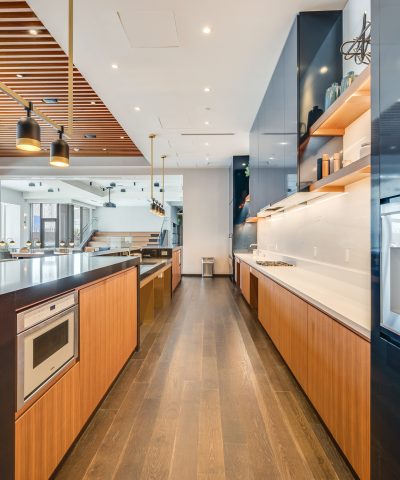 Catering kitchen and service pantry at Echelon Innovation Center